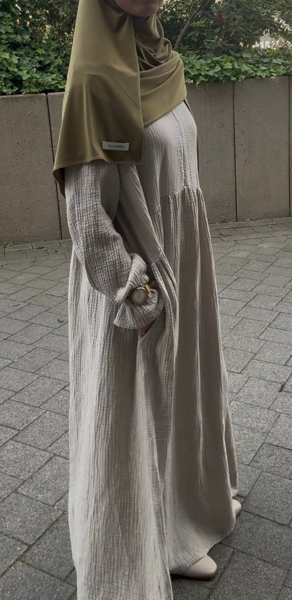Musselin Kleid Lamia