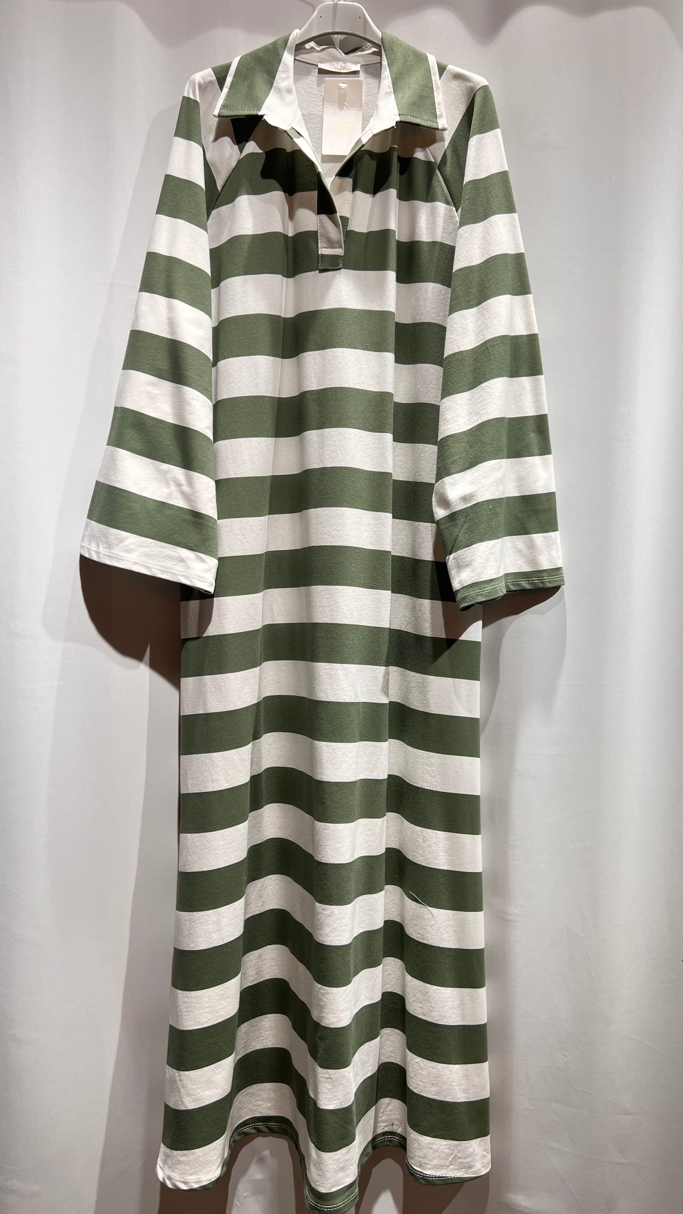 Basic Abaya gestreift