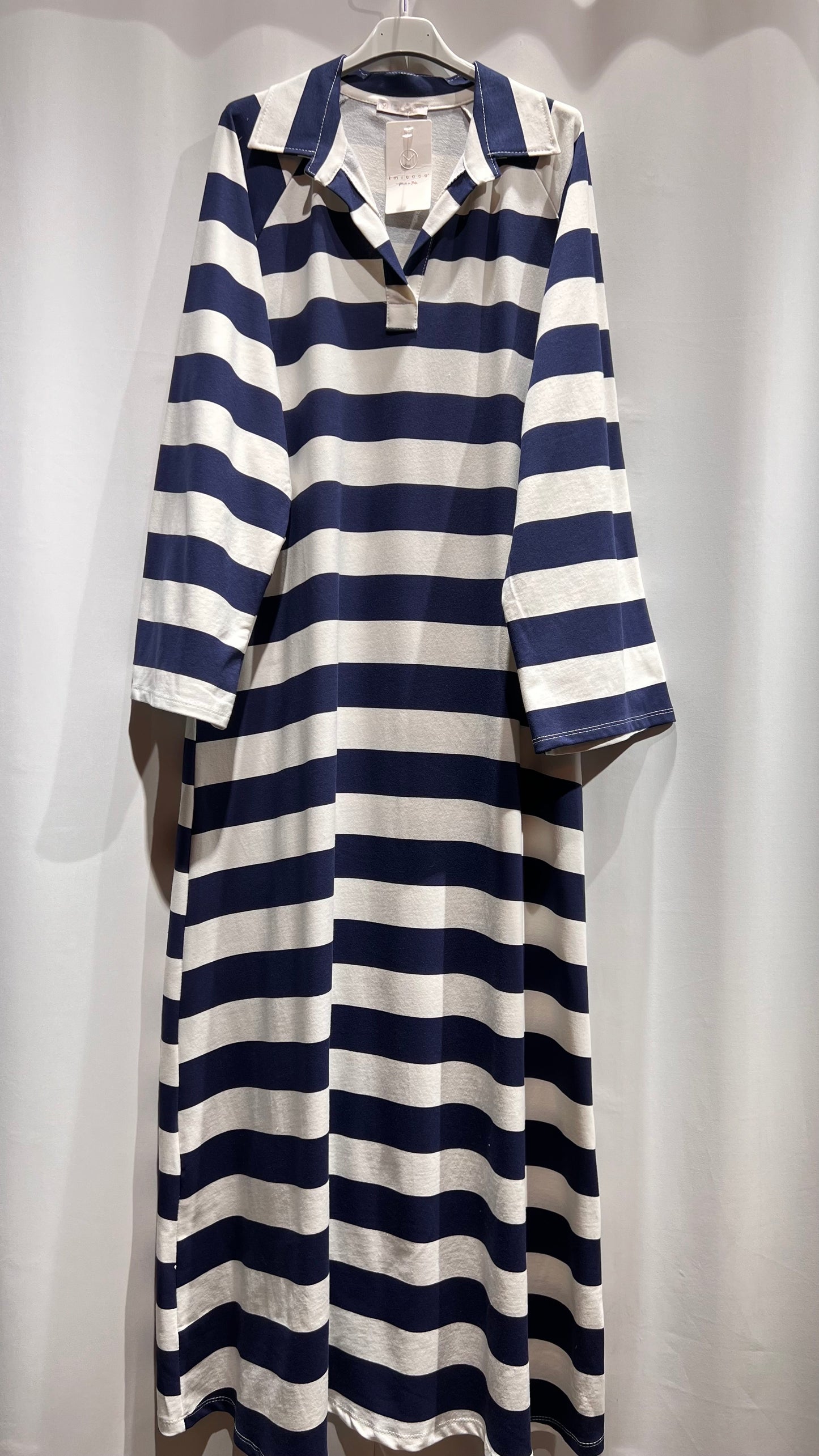 Basic Abaya gestreift