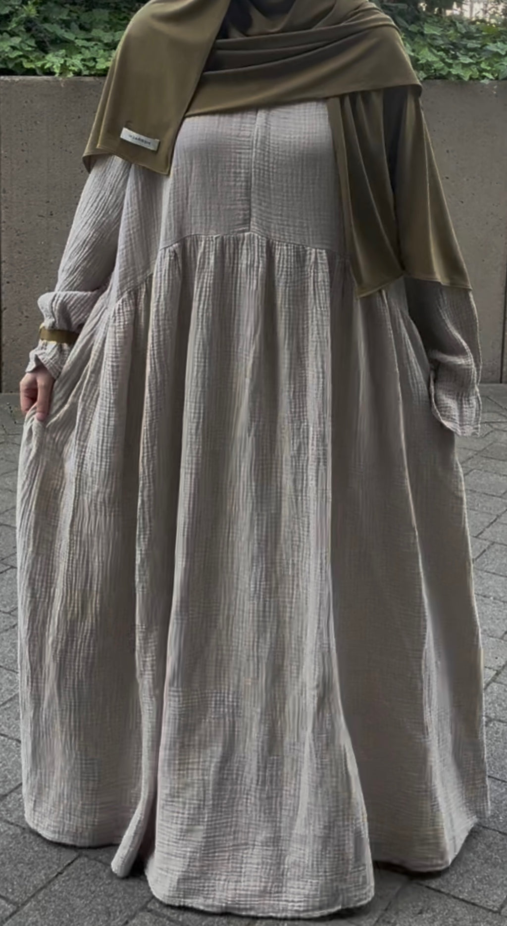 Musselin Kleid Lamia