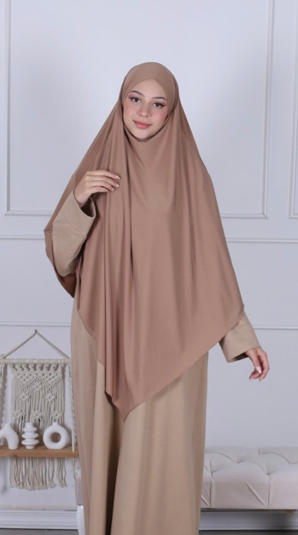 Luxe Sandy Jersey Khimar (Vorbestellung)