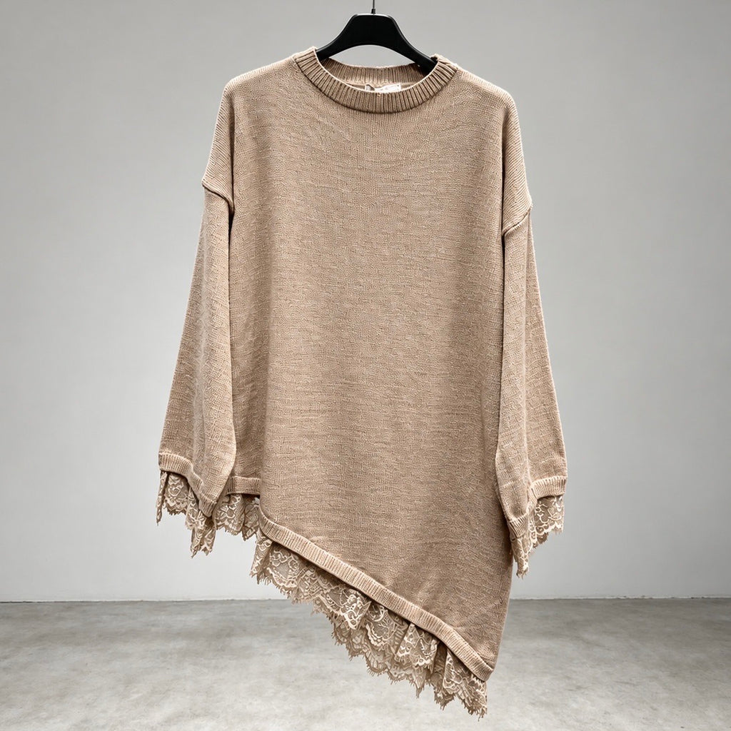Asymmetrische Lace Tunika