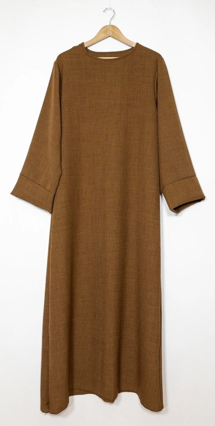 Leinen Abaya
