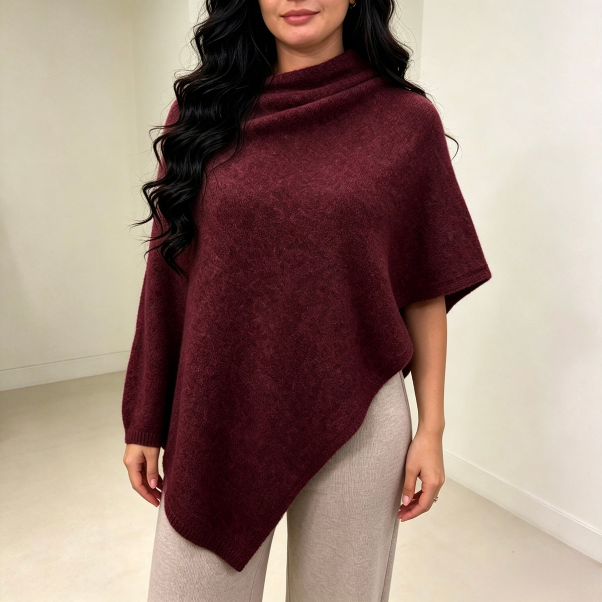 Asymmetrischer Poncho