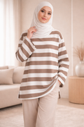 Gestreiftes Basic Shirt