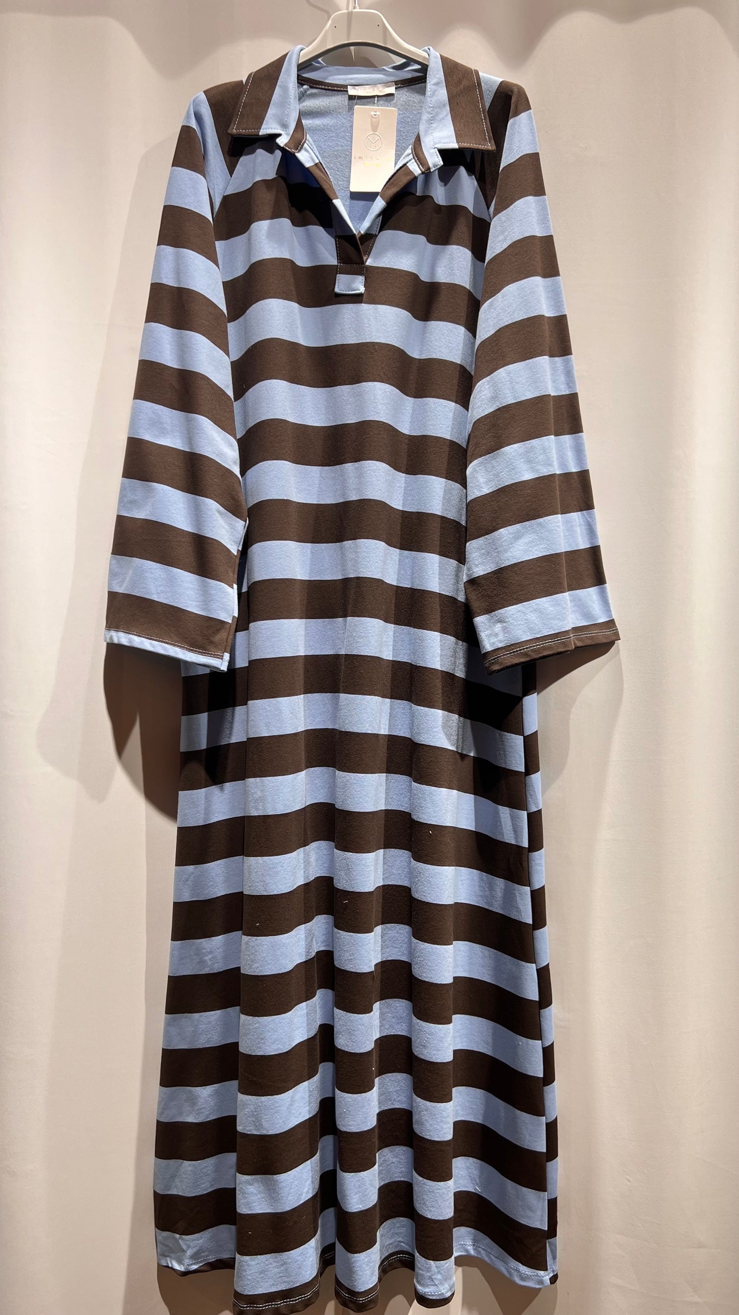 Basic Abaya gestreift
