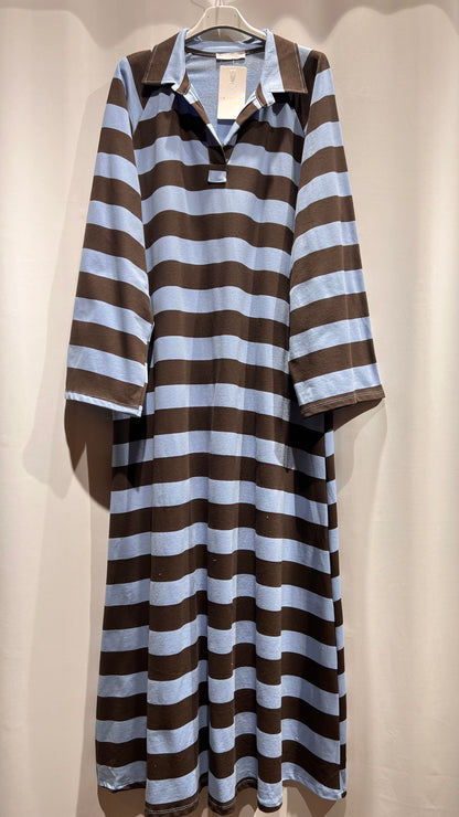 Basic Abaya gestreift