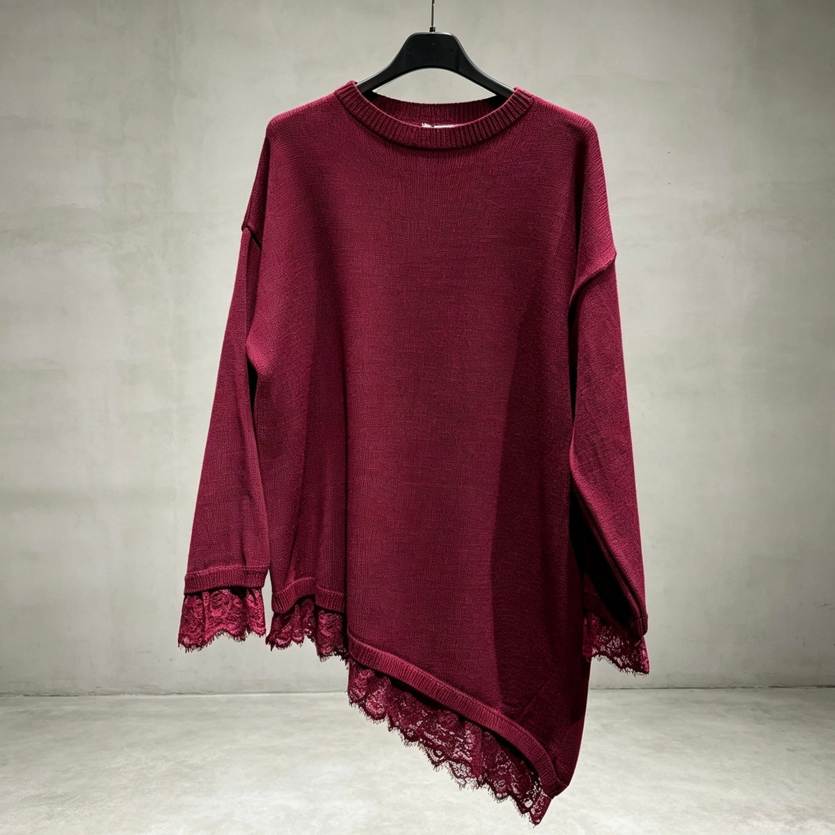 Asymmetrische Lace Tunika