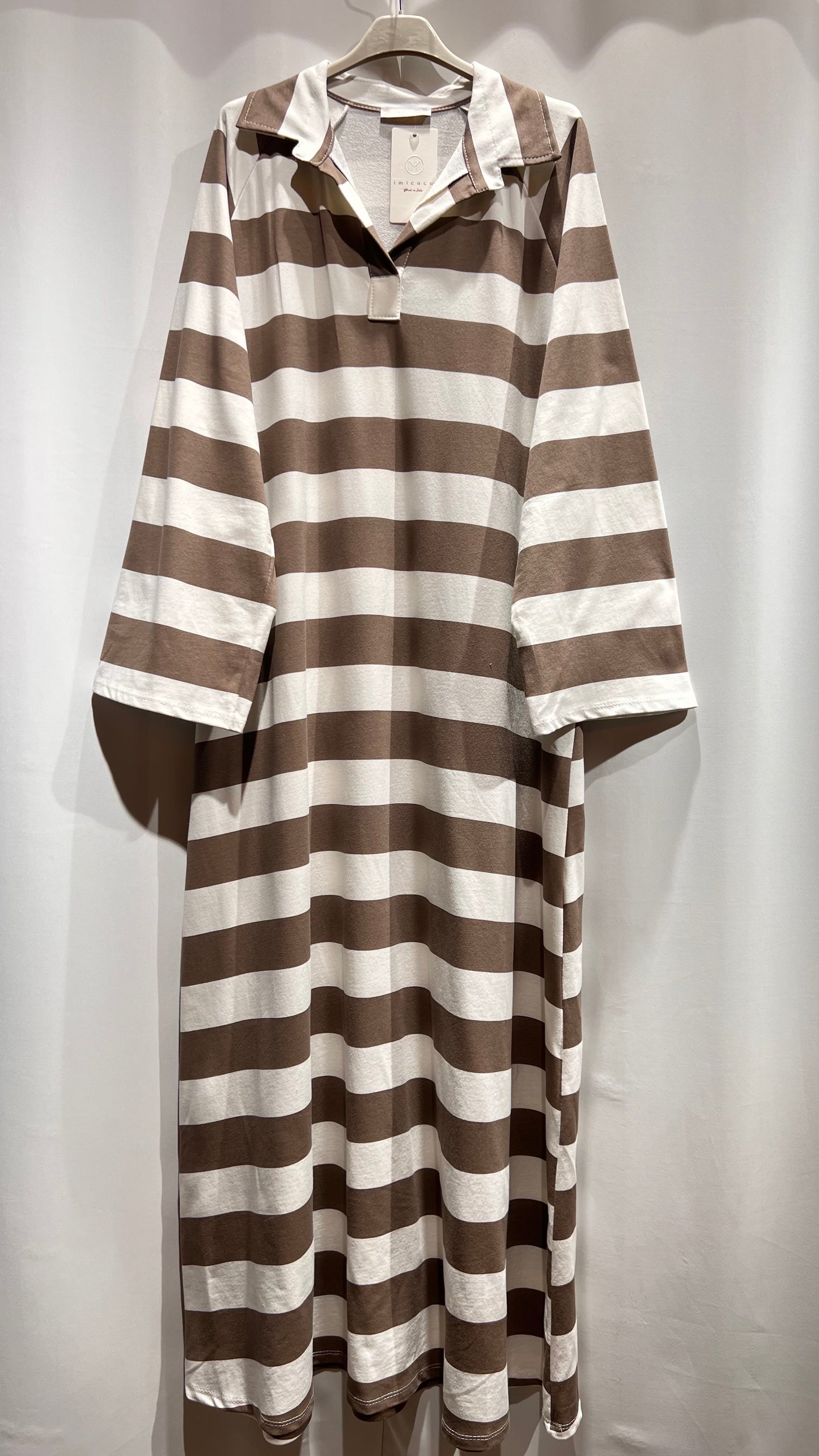Basic Abaya gestreift
