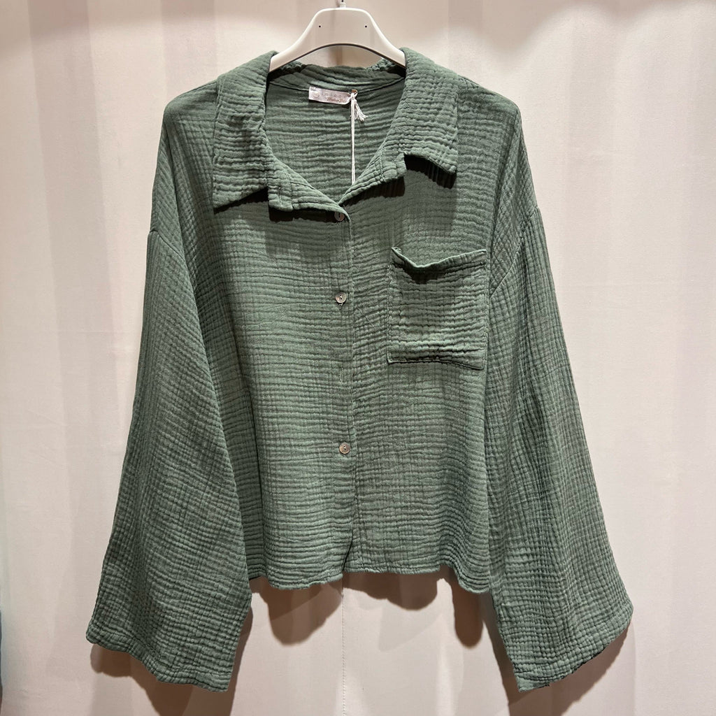 Basic Musselin Hemd